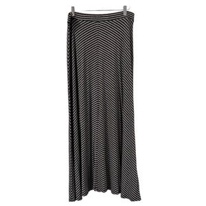 MACY'S INC INTERNATIONAL CONCEPTS Maxi skirt Diagonal stripes Very slimming XL